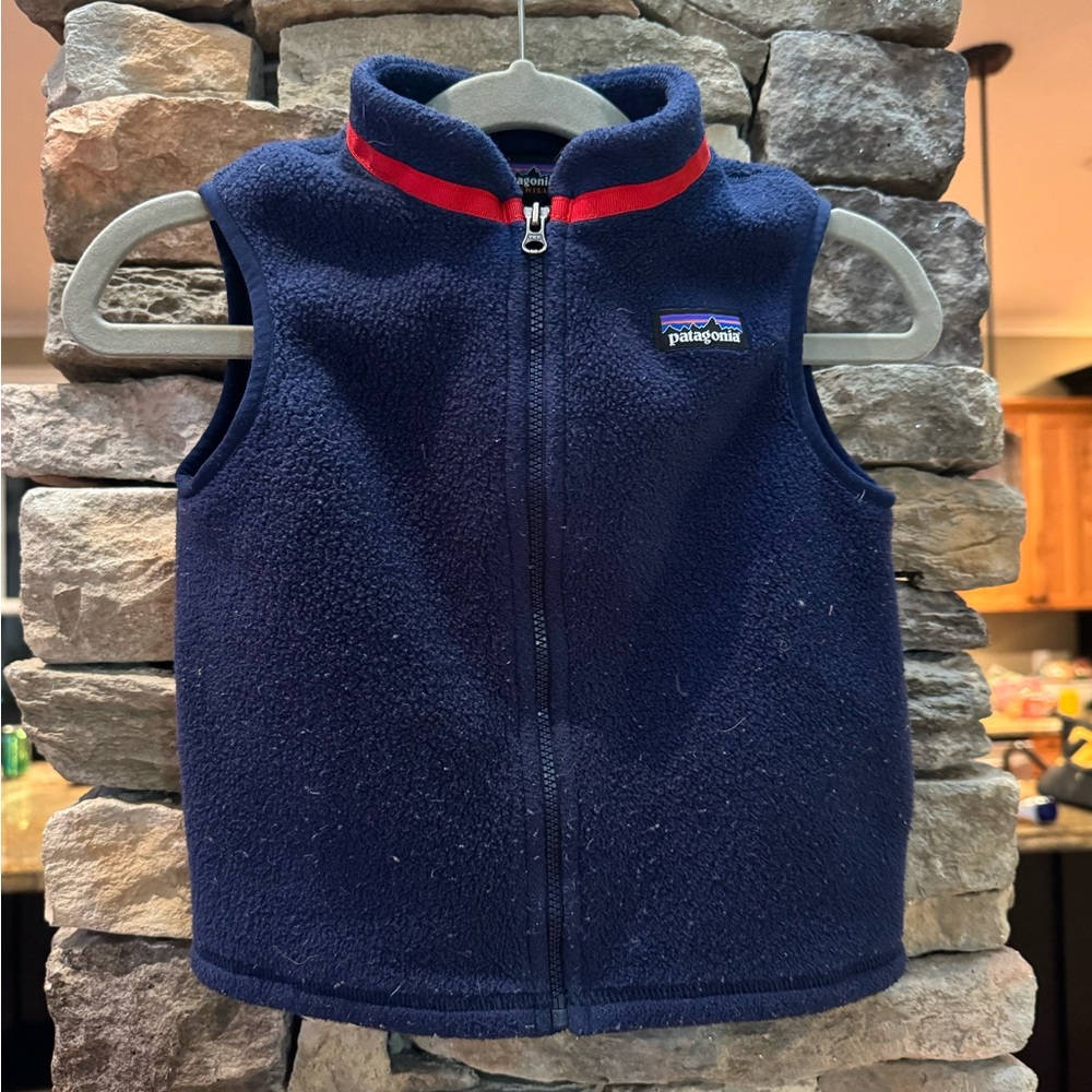 Patagonia Navy Blue Kids Fleece Vest